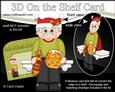 3D on the Shelf Card Kit - Christmas Old Man Beer Drinker