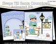 3D Little Christmas Elf Stocking Till Santa Countdown Card