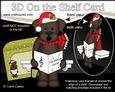 3D on the Shelf Card Kit - Christmas Little Dog Chip