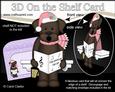 3D on the Shelf Card Kit - Christmas Little Dog Chip