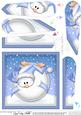 Xmas Oops Penguin Snowball Fan Pyramage Topper