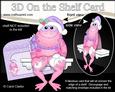 3D on the Shelf Card Kit - Little Christmas Freya Frog
