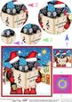 Singing Scottie Dogs Merry Carollers Circle Pyramage Topper