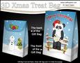 3D Little Christmas Panda Gift Bag Mini Kit