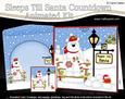 3D Christmas Ben Polar Bear Till Santa Countdown Card