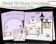 3D Christmas Ben Polar Bear Till Santa Countdown Card