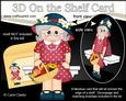 3D on the Shelf Card Kit - Gossip Galz - Fruity Fran