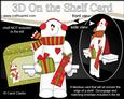 3D on the Shelf Card Kit - Little Christmas Snowman Roi