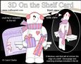 3D on the Shelf Card Kit - Little Christmas Snowman Roi