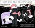 3D on the Shelf Card Kit - Little Christmas Shih Tzu Dog