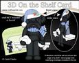 3D on the Shelf Card Kit - Little Christmas Shih Tzu Dog