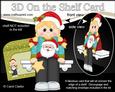 3D on the Shelf Card Kit - Little Christmas Jumper Girl