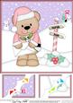 8 x 8 Christmas Livvy Bear's Letter for Santa Corner Topper