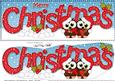 Large Dl Christmas Little Hoot Owls Love 3D Decoupage