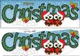 Large Dl Christmas Little Hoot Owls Love 3D Decoupage