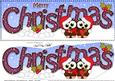 Large Dl Christmas Little Hoot Owls Love 3D Decoupage