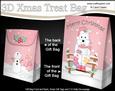 3D Little Christmas Westie Dog Gift Bag Mini Kit