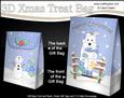 3D Little Christmas Westie Dog Gift Bag Mini Kit