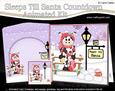 3D Christmas Milly Moo Cow Sleeps Till Santa Countdown Card