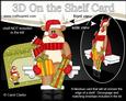 3D on the Shelf Card Kit - Christmas Rudolph's Presents