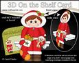 3D on the Shelf Card Kit - Little Christmas Eskimo Boy