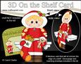 3D on the Shelf Card Kit - Little Christmas Eskimo Girl