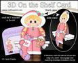 3D on the Shelf Card Kit - Little Christmas Eskimo Girl
