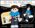 3D on the Shelf Card Kit - Crossword Young Man Tom