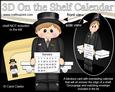 3D on the Shelf Everlasting Calendar Kit - Young Man Arran