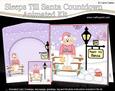 3D Christmas Baa Humbug Lamb Sleeps Til Santa Countdown Card