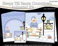 3D Christmas Baa Humbug Lamb Sleeps Til Santa Countdown Card