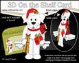 3D on the Shelf Card Kit - Little Christmas Labrador Dog