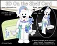 3D on the Shelf Card Kit - Little Christmas Labrador Dog