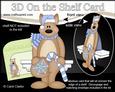 3D on the Shelf Card Kit - Little Christmas Kangaroo