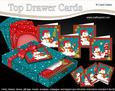 3D Christmas Snowman Oli Top Drawer Cards Bumper Kit