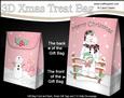 3D Little Christmas Snowman Roi Gift Bag Mini Kit