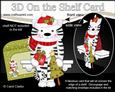 3D on the Shelf Card Kit - Little Christmas Cat Muffin