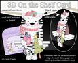 3D on the Shelf Card Kit - Little Christmas Cat Muffin