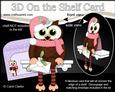 3D on the Shelf Card Kit - Christmas Little Hoot Owl
