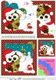 Christmas Little Hoot Owl's Tree Shell Edged Stacker