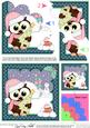 Christmas Little Hoot Owl's Tree Shell Edged Stacker