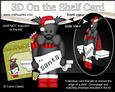3D on the Shelf Card Kit - Little Christmas Scottie Dog