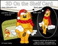 3D on the Shelf Card Kit - Little Christmas Lion