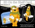 3D on the Shelf Card Kit - Little Christmas Lion