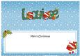 Large Dl Christmas Louise Robins Insert