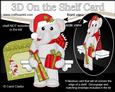 3D on the Shelf Card Kit - Little Christmas Elephant