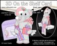 3D on the Shelf Card Kit - Little Christmas Elephant