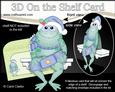 3D on the Shelf Card Kit - Little Christmas Freddy Frog