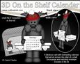 3D on the Shelf Everlasting Calendar Kit - Scottie Dog