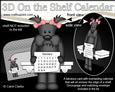 3D on the Shelf Everlasting Calendar Kit - Scottie Dog